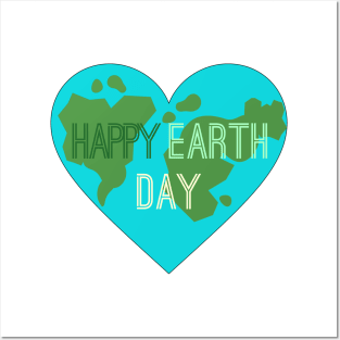 HAPPY EARTH DAY Posters and Art